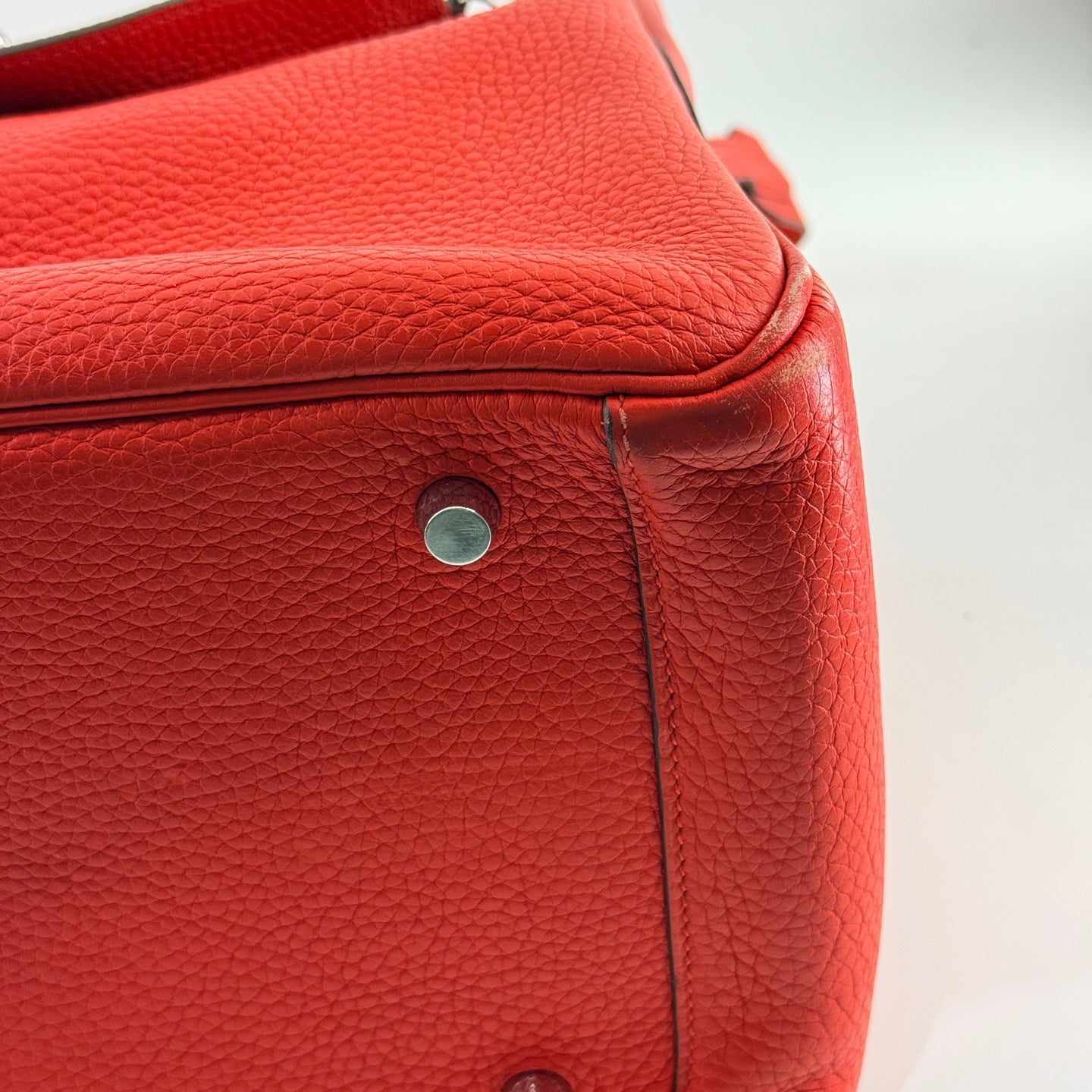 Hermès - Lindy 30 - Grained leather - Red - (Medium)