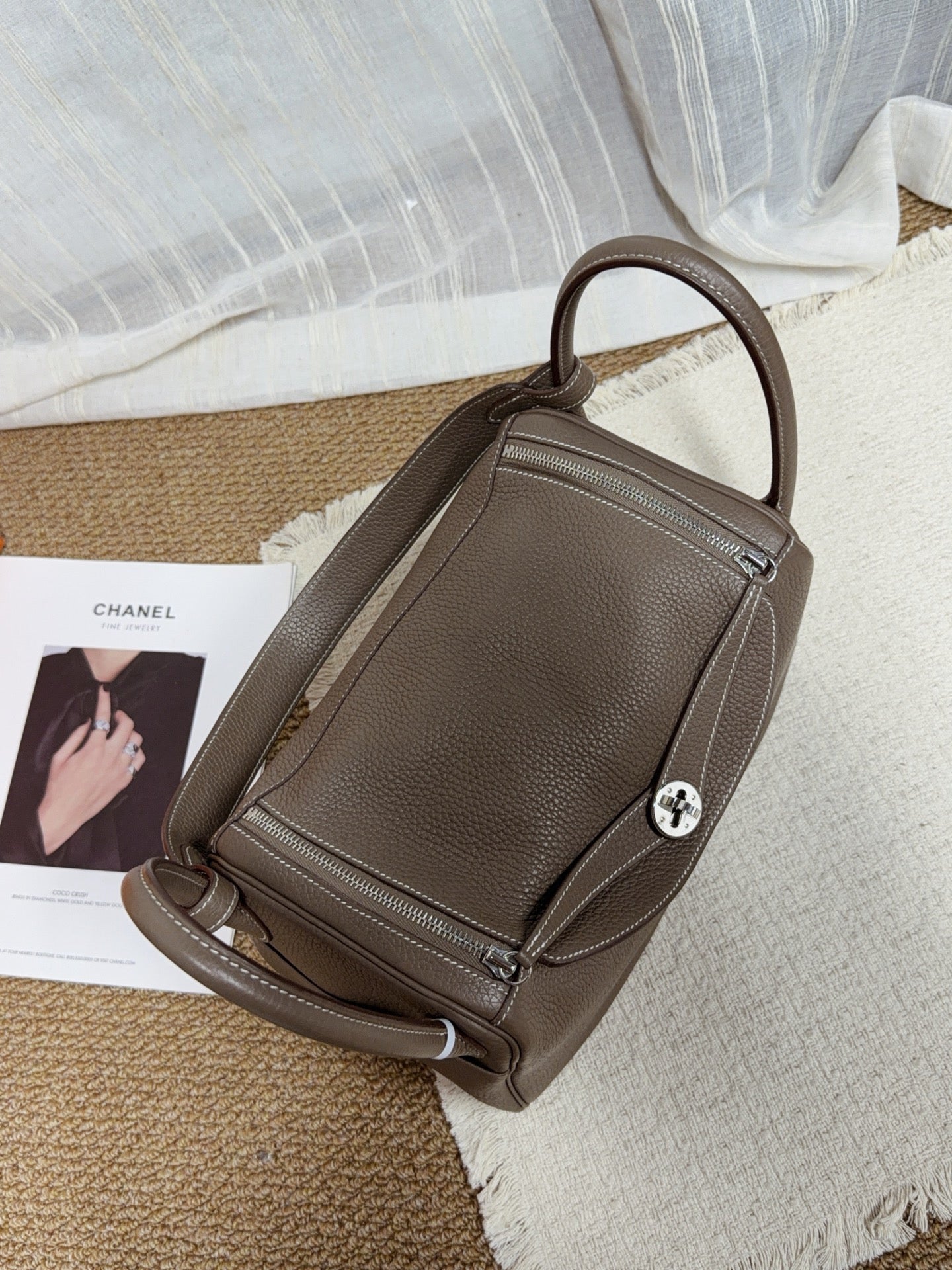 Hermès - Lindy 30 - Leather - Grey - (medium)