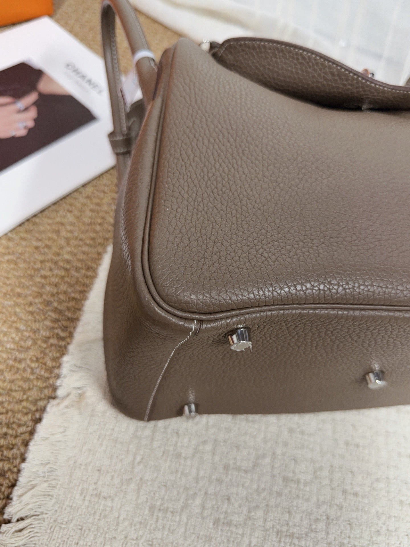 Hermès - Lindy 30 - Leather - Grey - (medium)