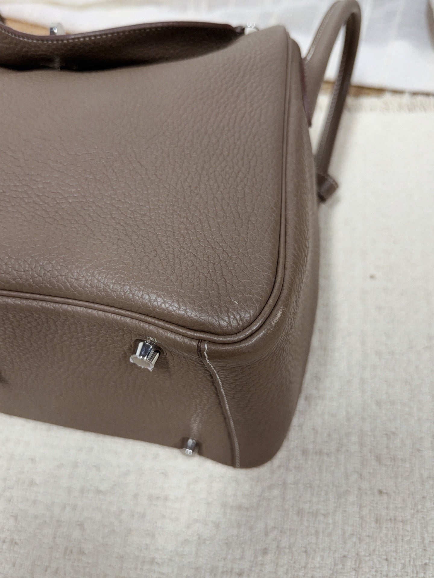 Hermès - Lindy 30 - Leather - Grey - (medium)