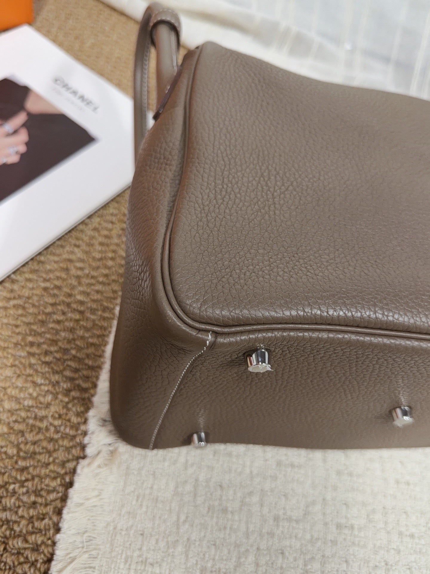 Hermès - Lindy 30 - Leather - Grey - (medium)
