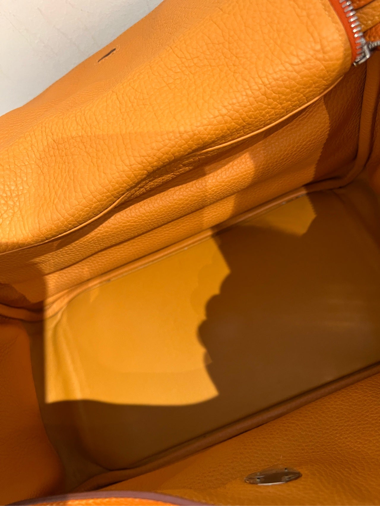 Hermès - Lindy 34 - Clemence leather - Hermès Orange with Silver-Tone Hardware - (Medium)