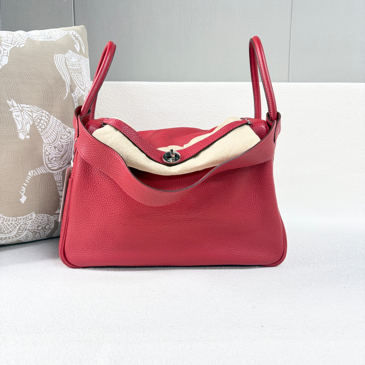 Hermes - Lindy 34 - Leather - Red - (Medium)