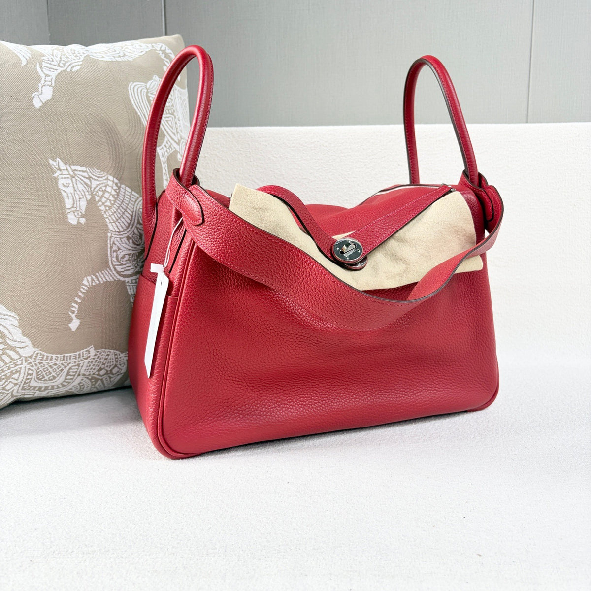 Hermes - Lindy 34 - Leather - Red - (Medium)