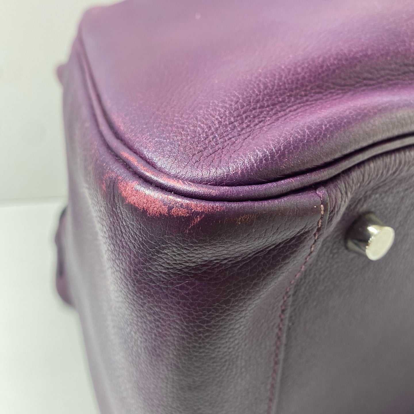 Hermès - Lindy 34 - Taurillon Clemence leather - Purple with Silver-Tone Hardware - (medium)