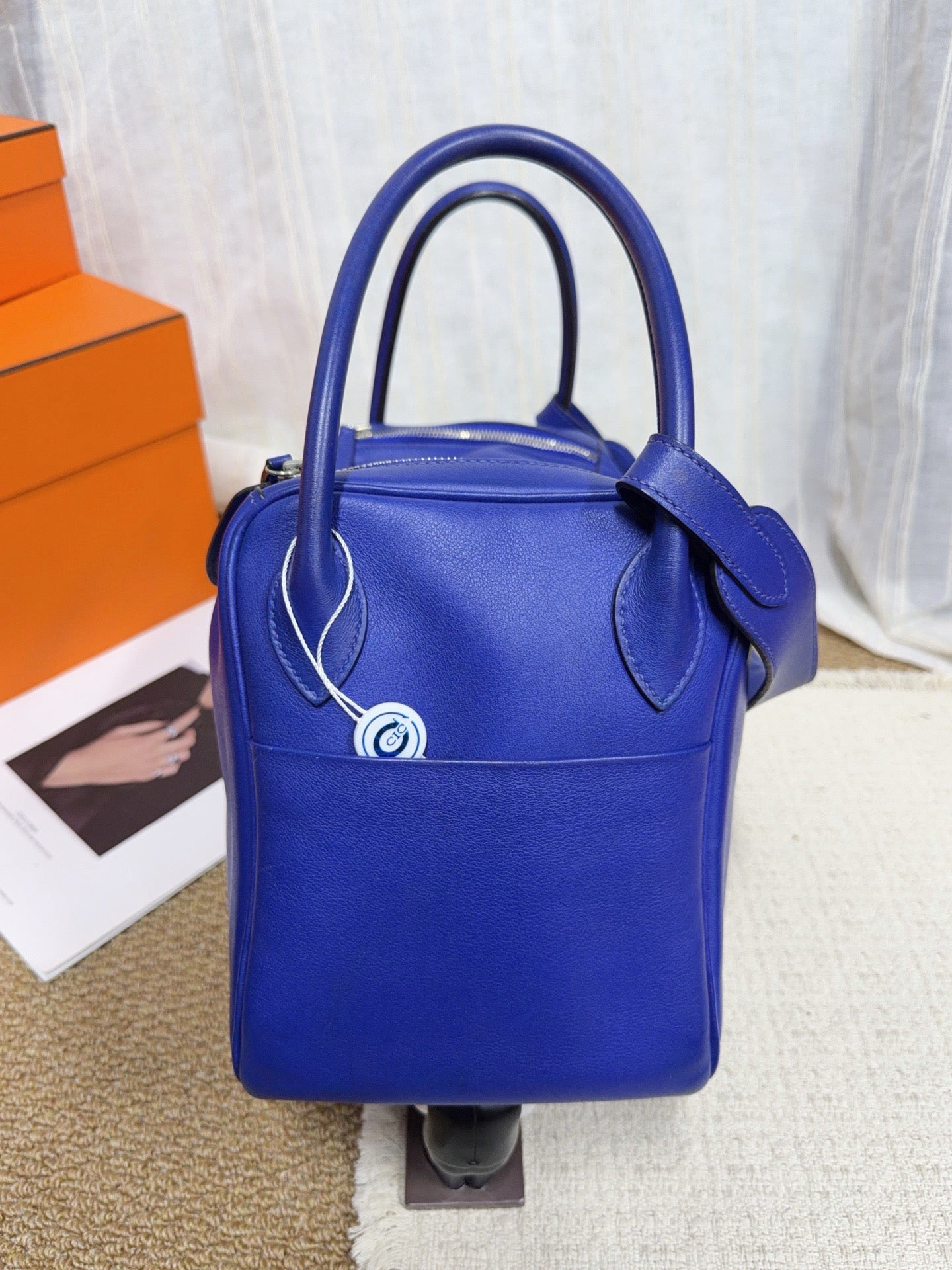 Hermès - Lindy - Leather - Blue - (medium)