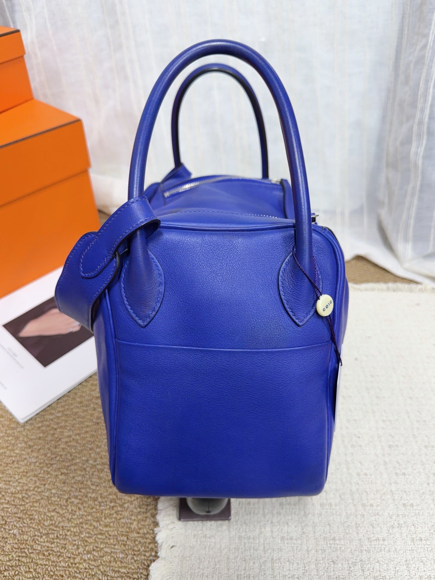 Hermès - Lindy - Leather - Blue - (medium)