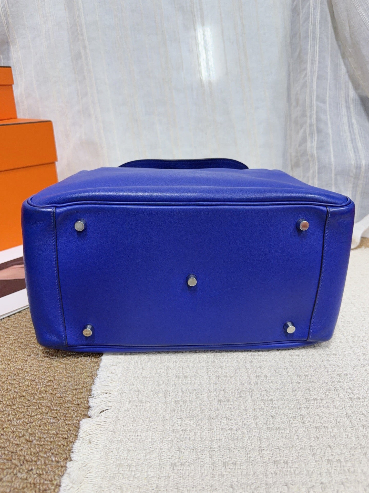 Hermès - Lindy - Leather - Blue - (medium)