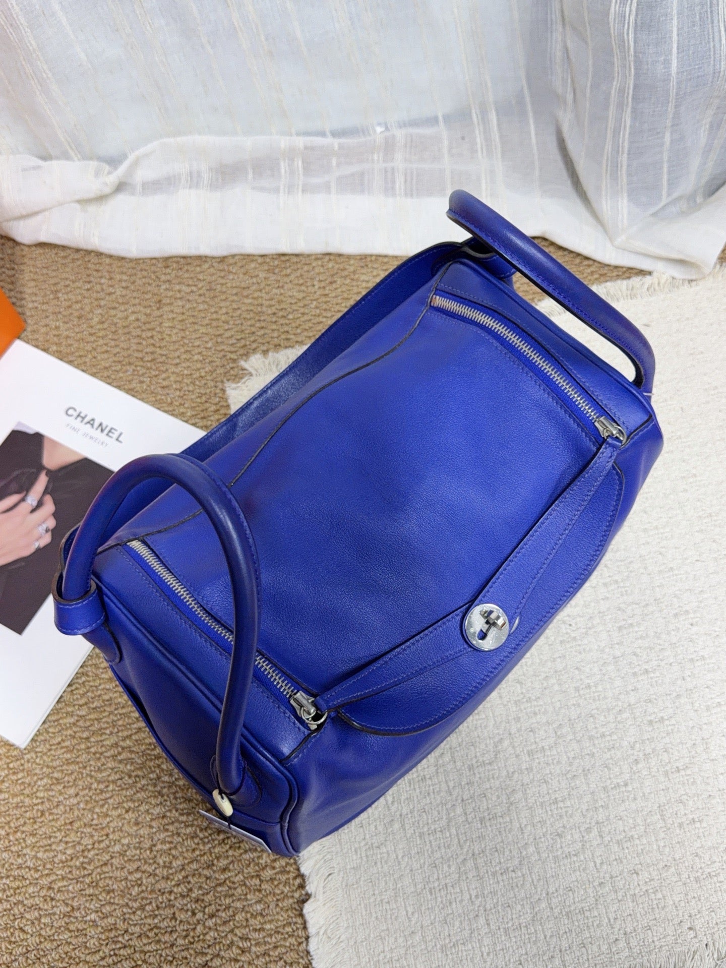 Hermès - Lindy - Leather - Blue - (medium)