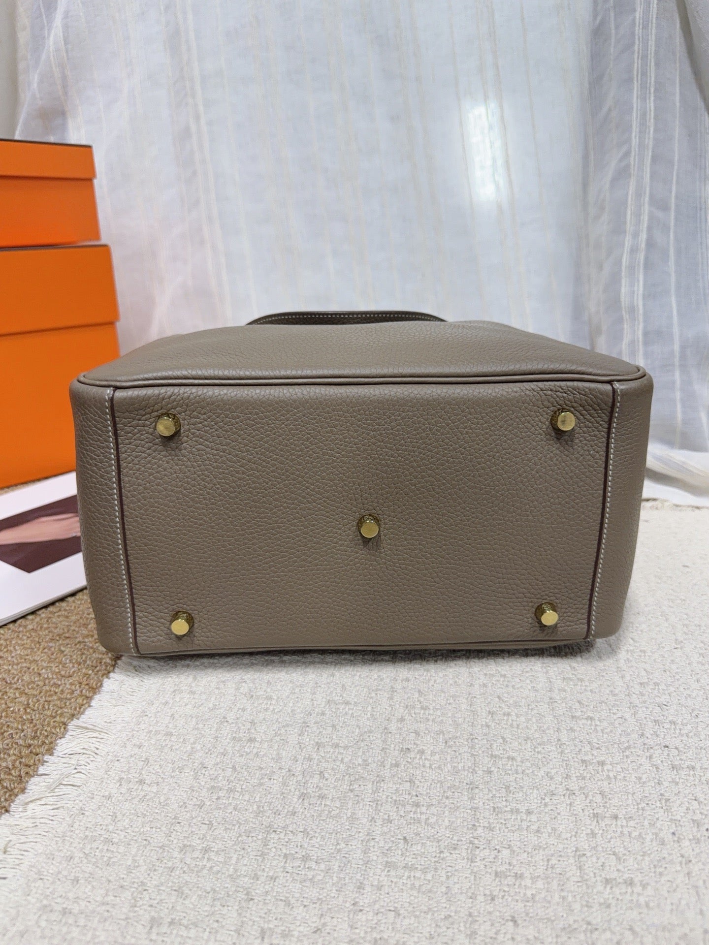 Hermès - Lindy - Leather - Grey - (medium)