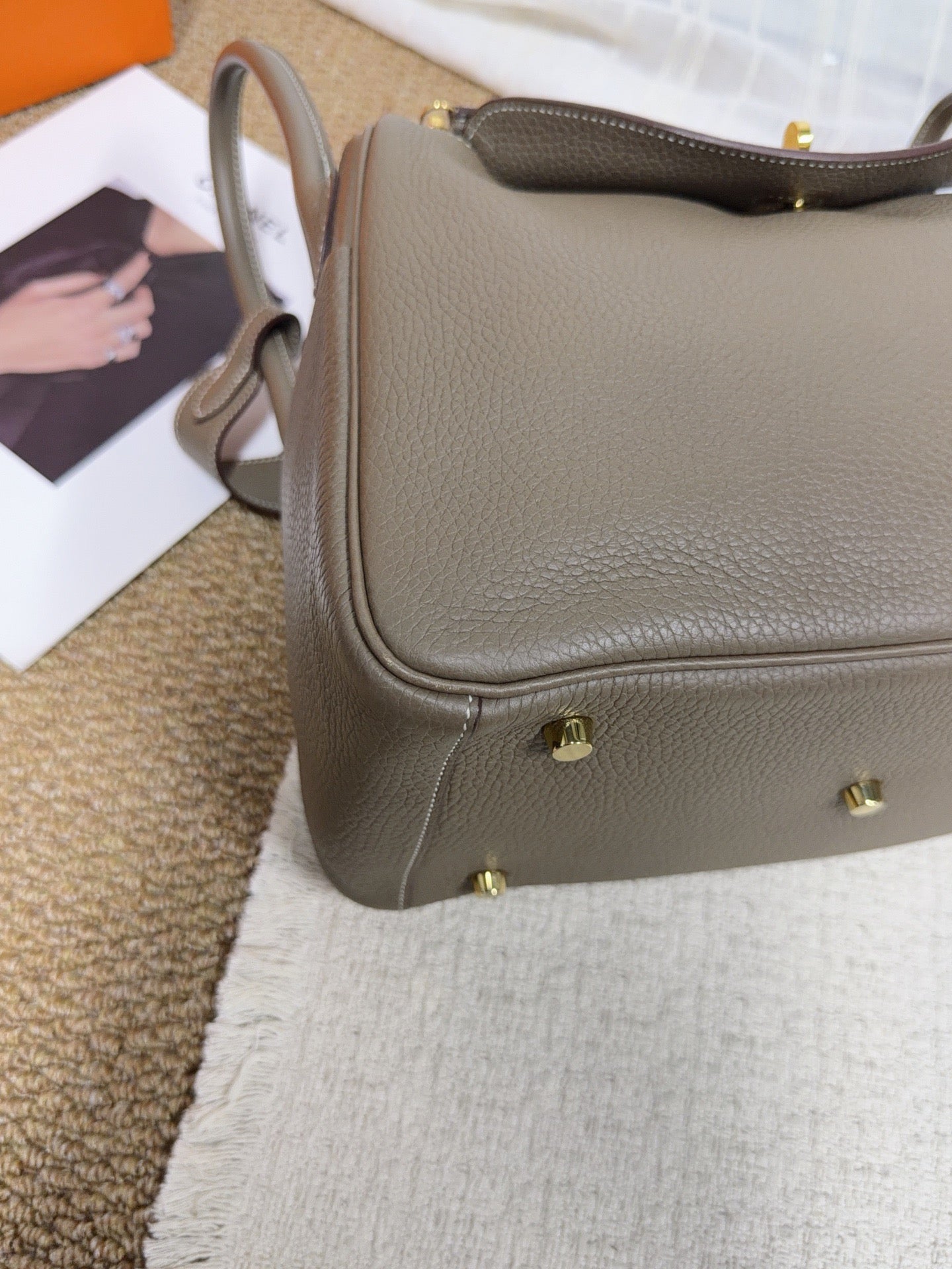 Hermès - Lindy - Leather - Grey - (medium)
