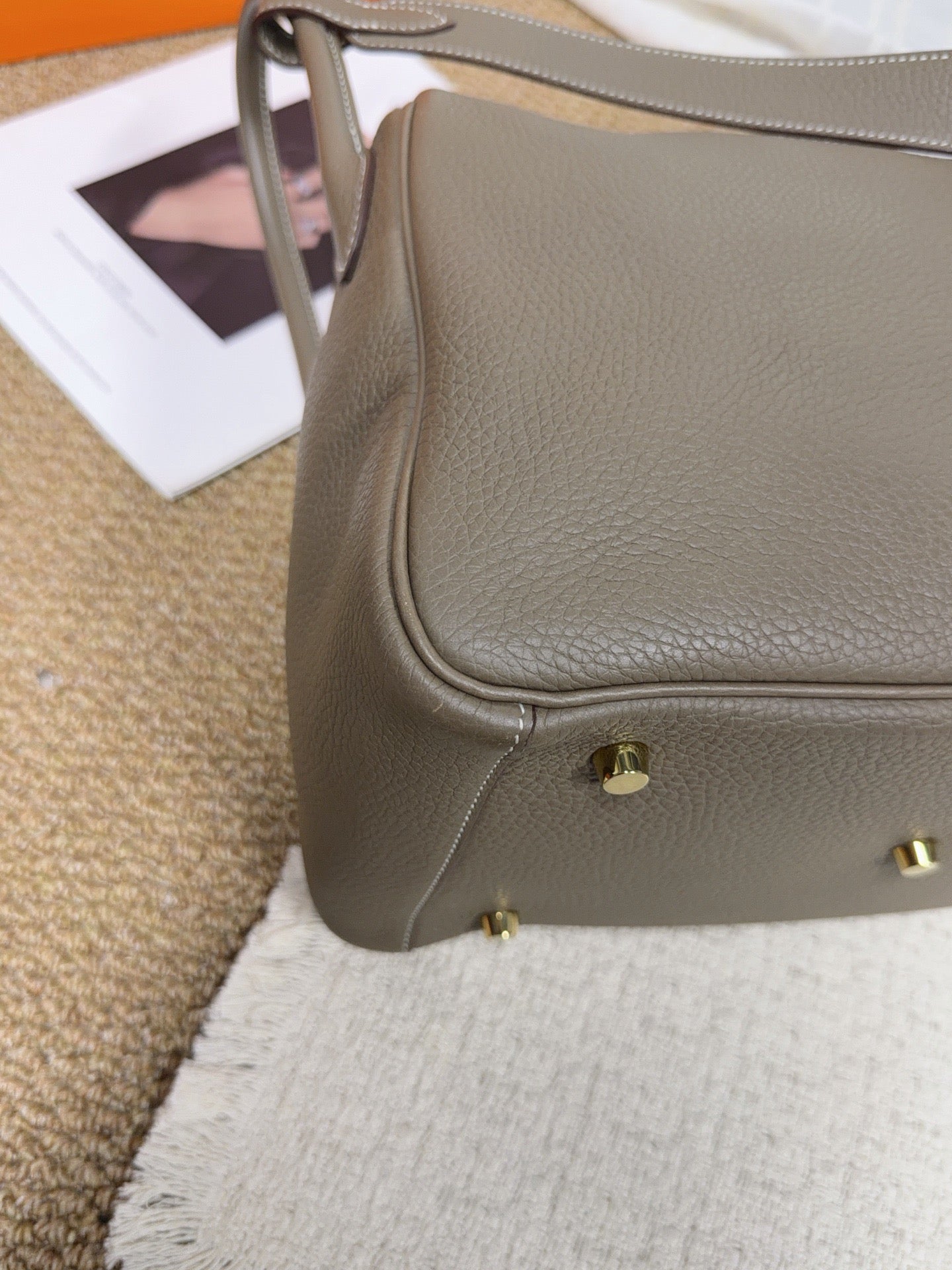 Hermès - Lindy - Leather - Grey - (medium)