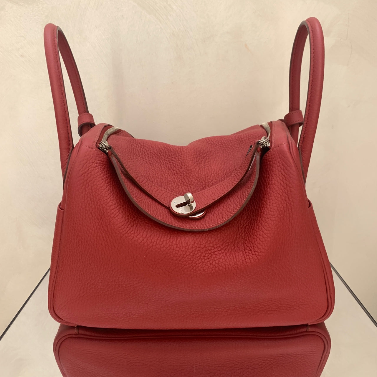 Hermès - Lindy - Leather - Red - (Medium)