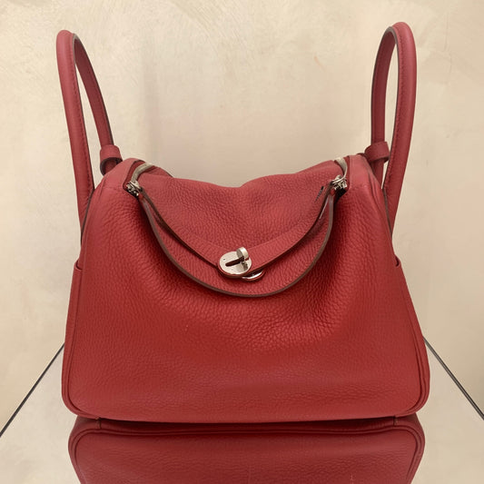 Hermès - Lindy - Leather - Red - (Medium)