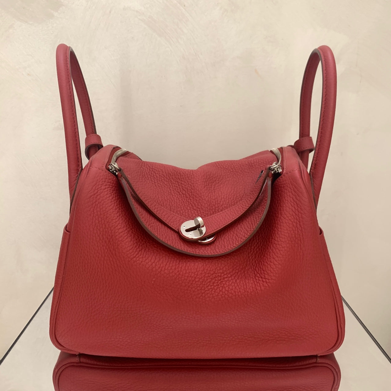 Hermès - Lindy - Leather - Red - (Medium)