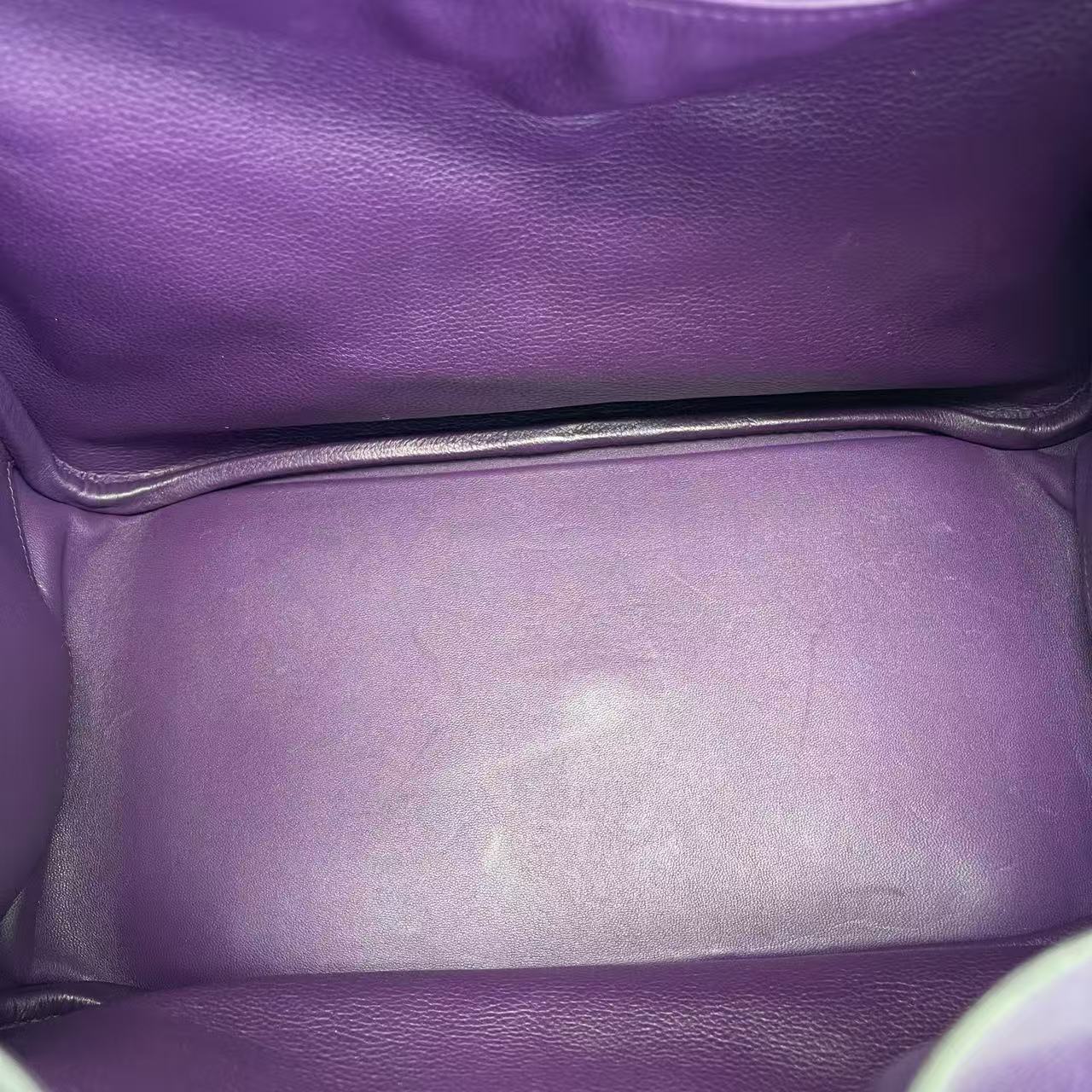 Hermès - Lindy30 - Taurillon Clemence leather - Purple - (medium)