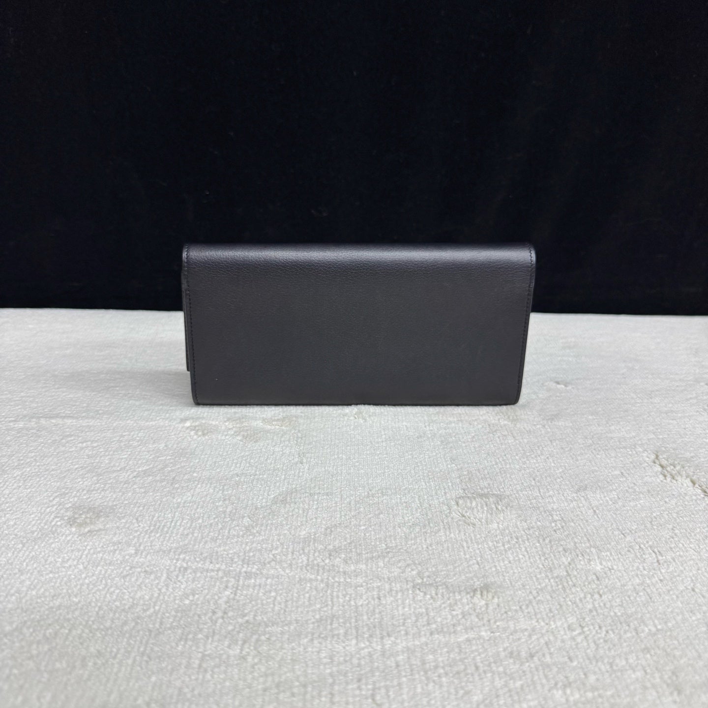 Hermès - Long Wallet - Leather and Lizard skin - Black with Green flap - (medium)