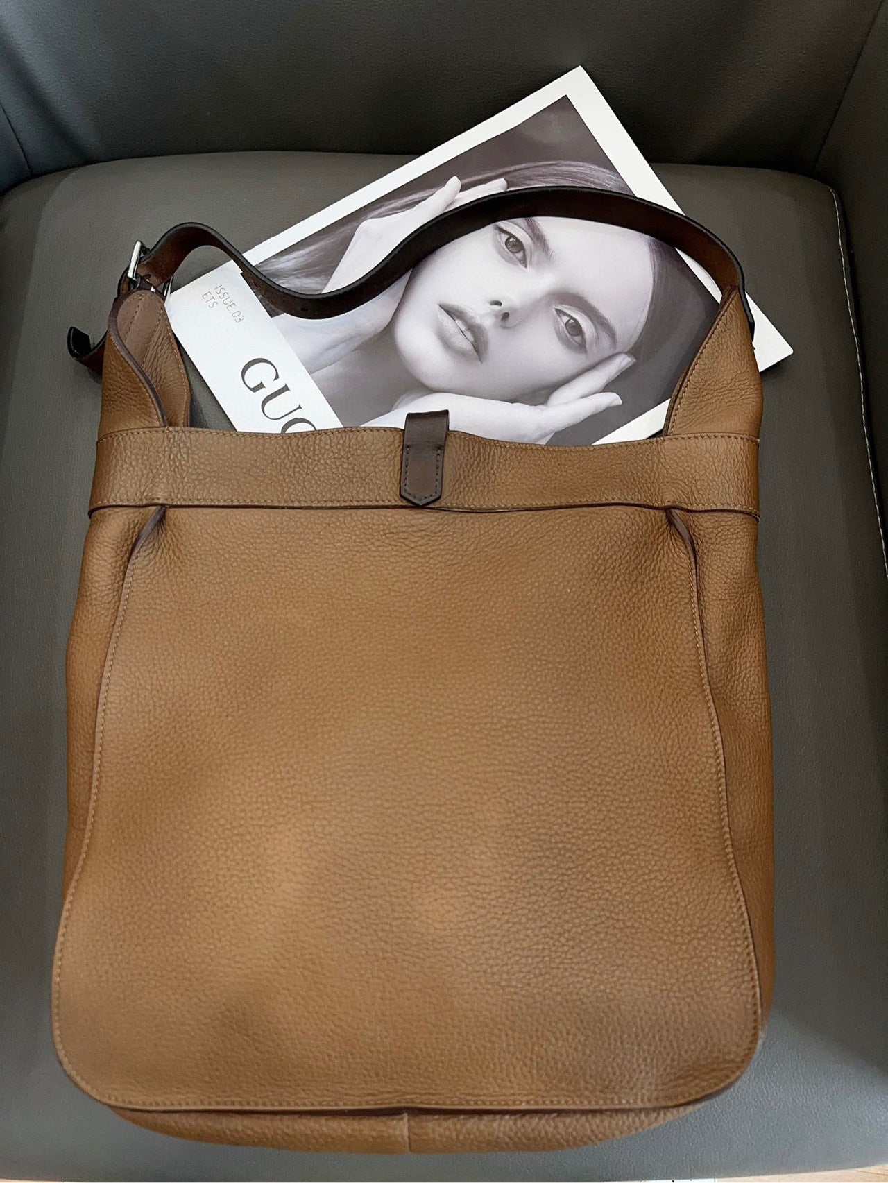 Hermès - Marwari - Leather - Camel - (medium)