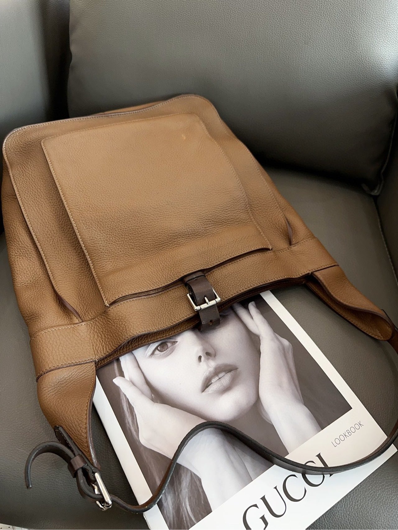 Hermès - Marwari - Leather - Camel - (medium)