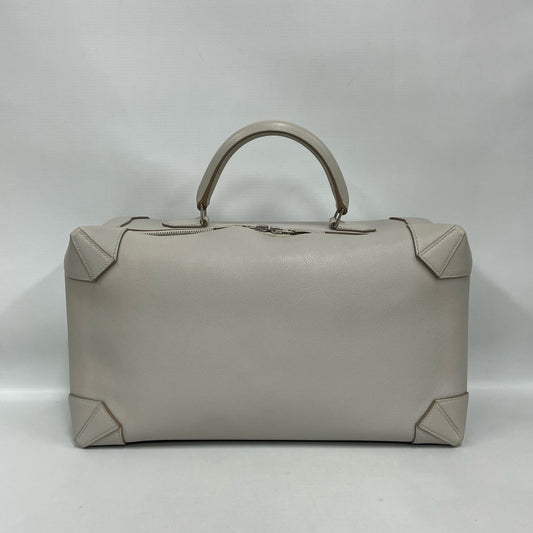 Hermès - Maxi Box - Pebbled calfskin leather - Light Grey - (Large)