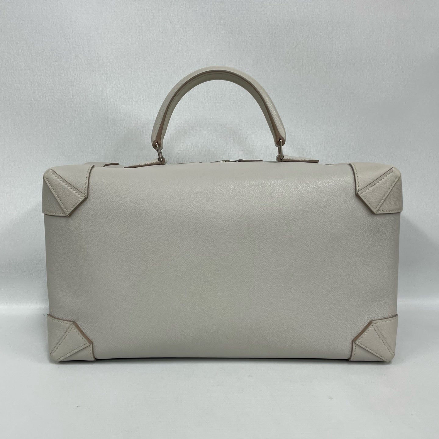 Hermès - Maxi Box - Pebbled calfskin leather - Light Grey - (Large)