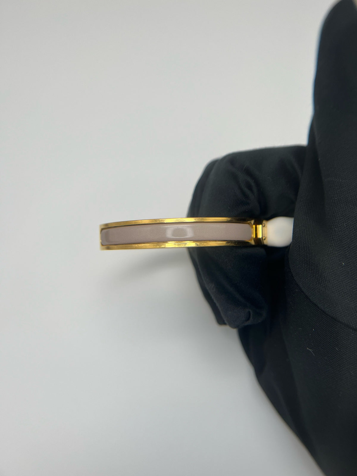 Hermes - Mini Clic Kelly - Gold-plated metal with enamel - Gold