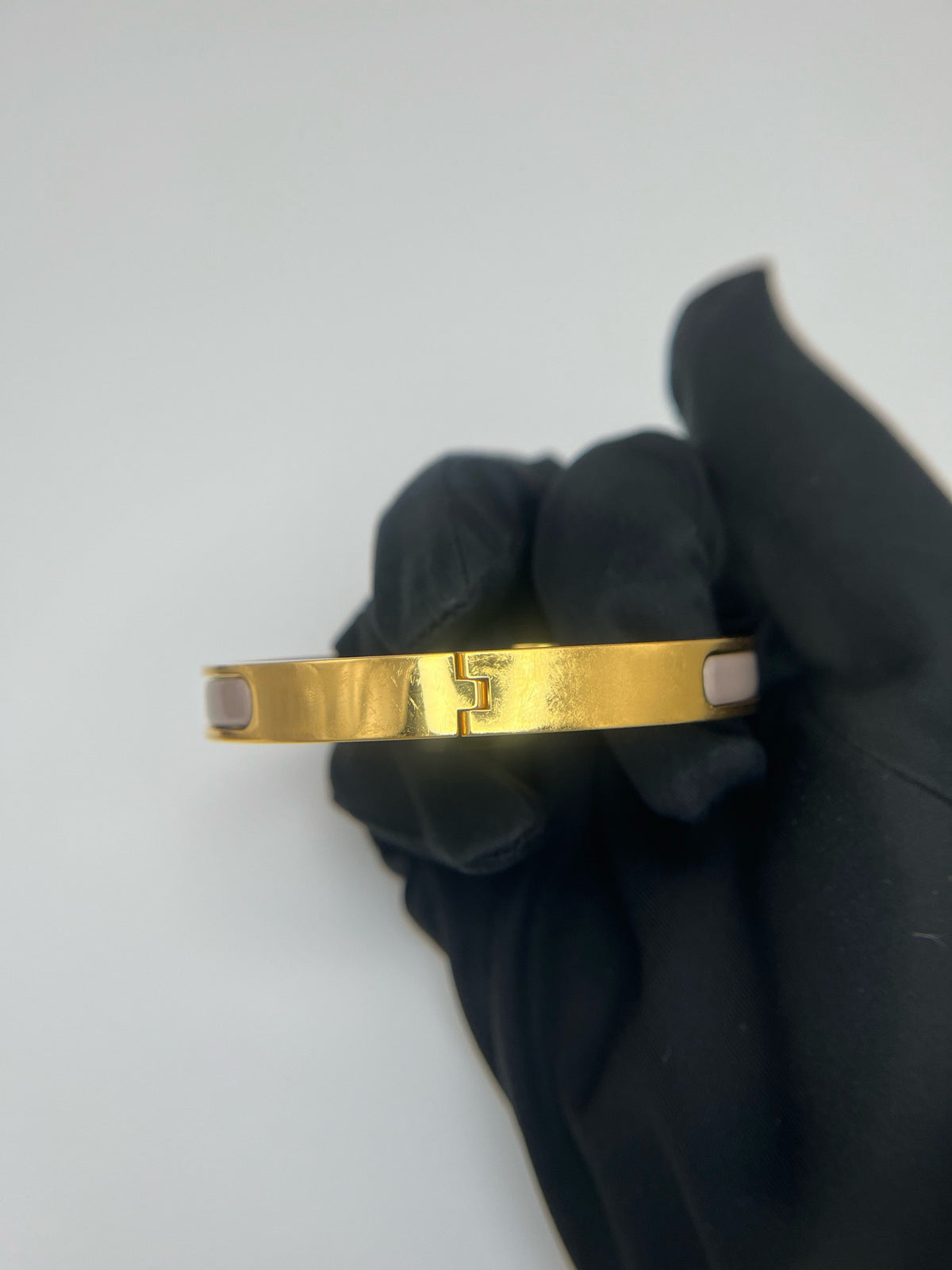 Hermes - Mini Clic Kelly - Gold-plated metal with enamel - Gold