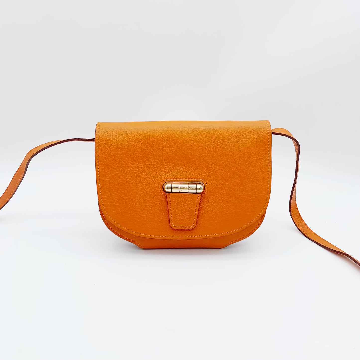 Hermes - Mini Convoyeur - Leather - Orange - (mini)