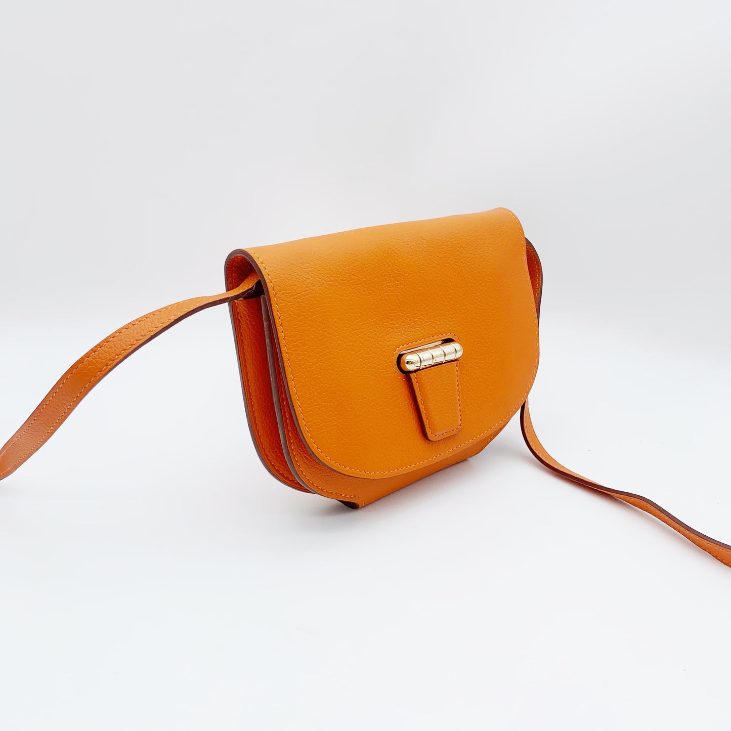 Hermes - Mini Convoyeur - Leather - Orange - (mini)