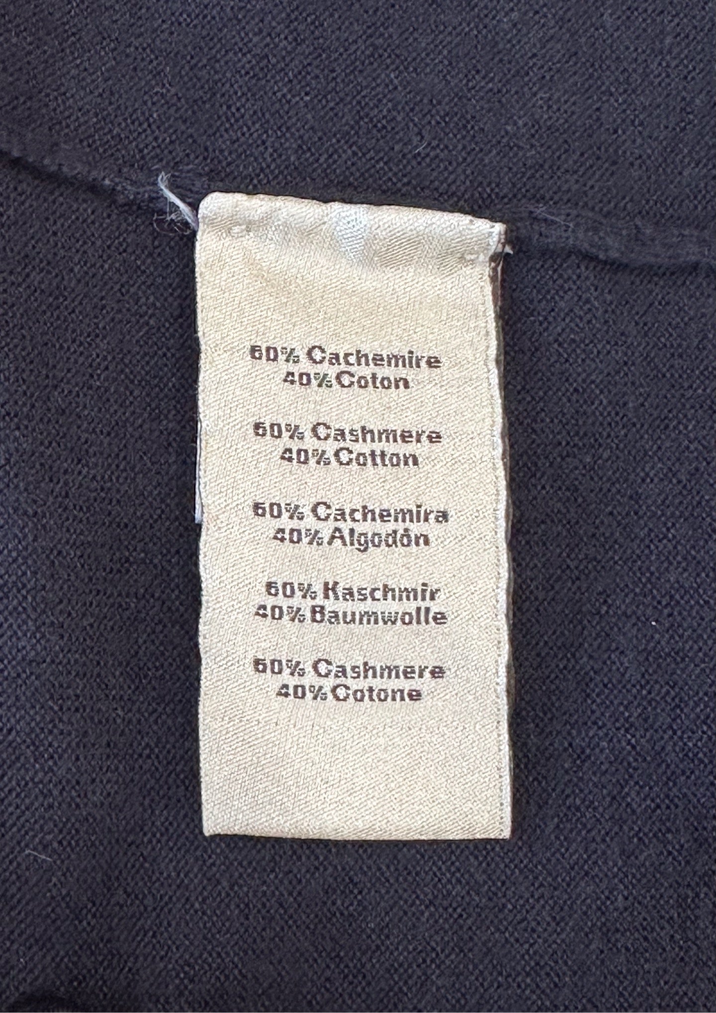 Hermès - Other - Cashmere - Navy - (L)
