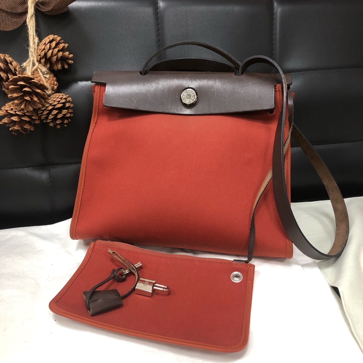 Hermes - Other - Cloth - Orange - (medium)