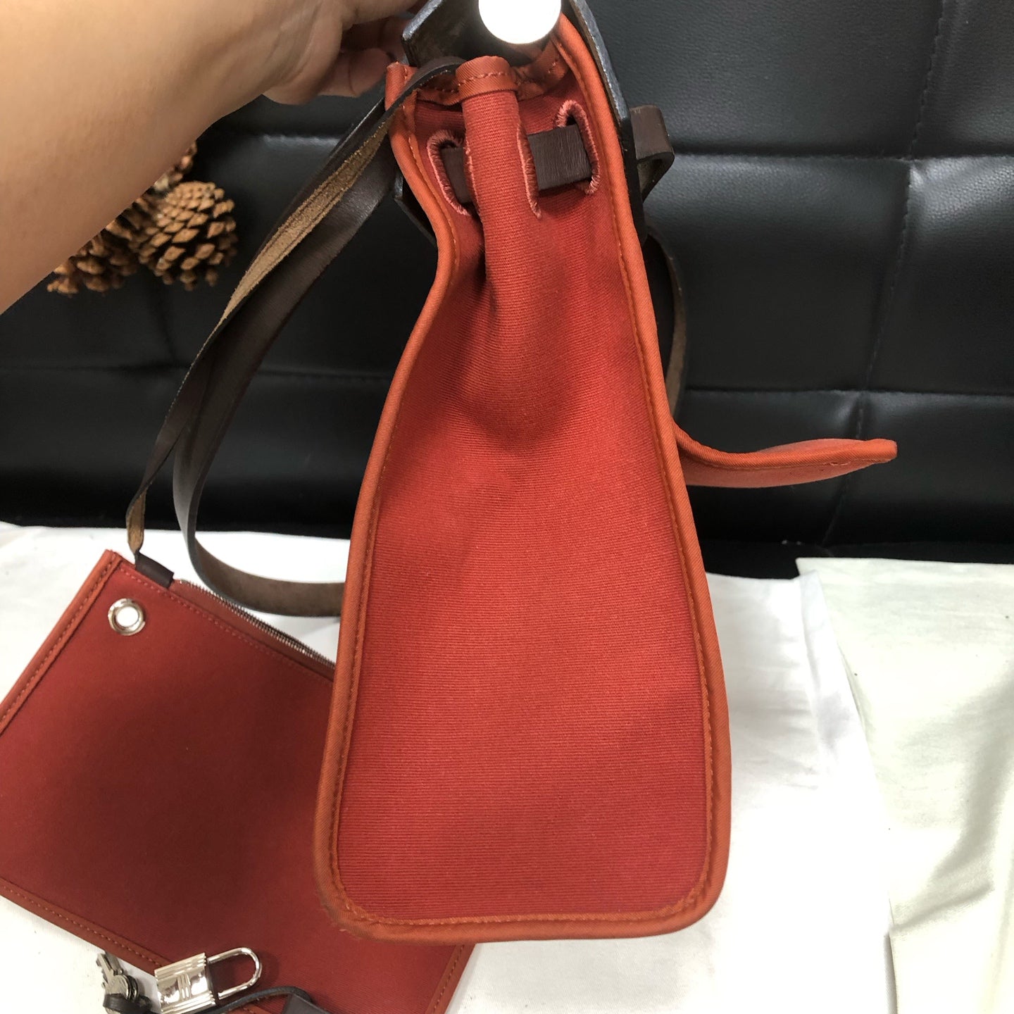 Hermes - Other - Cloth - Orange - (medium)