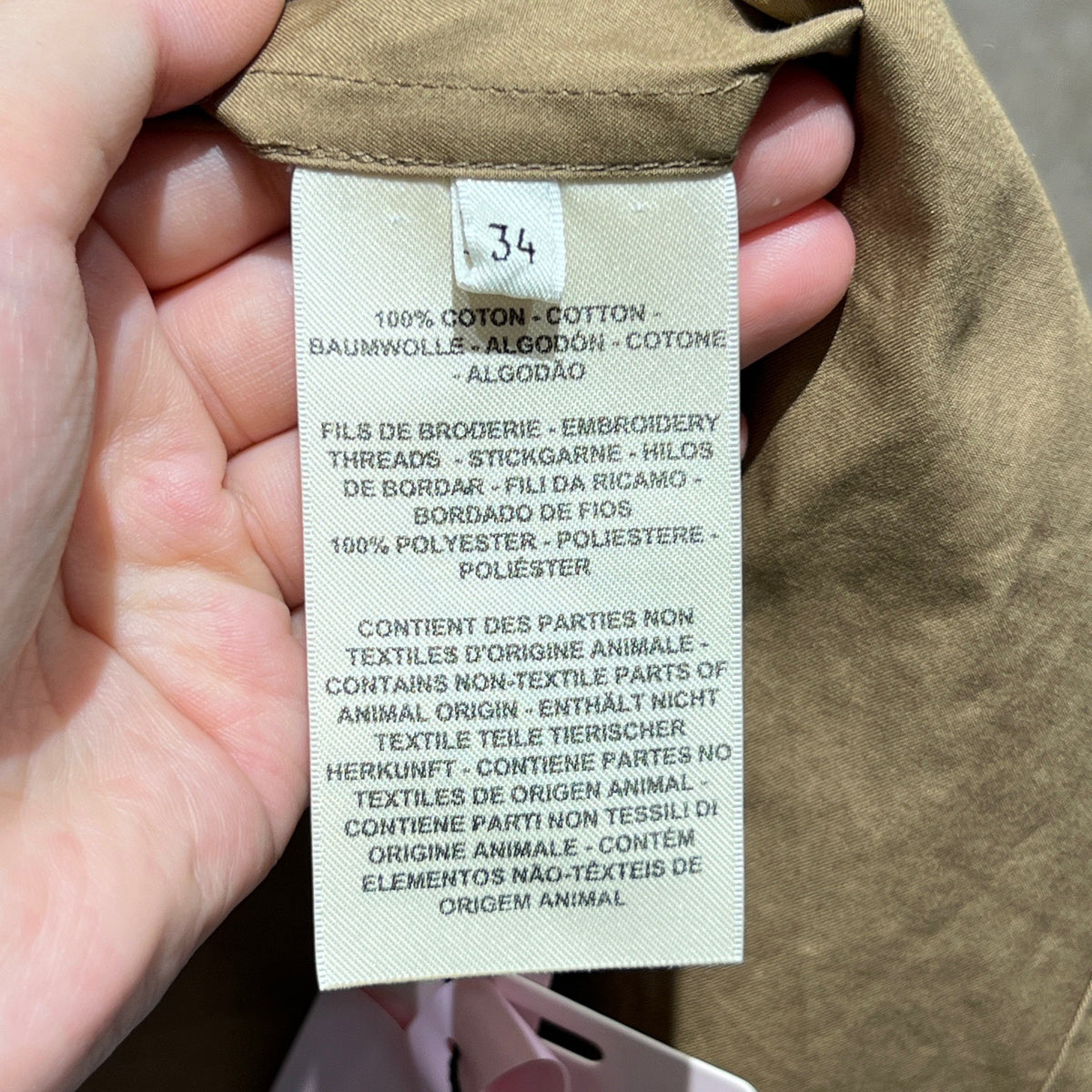 Hermès - Other - Cotton - Beige - (34)