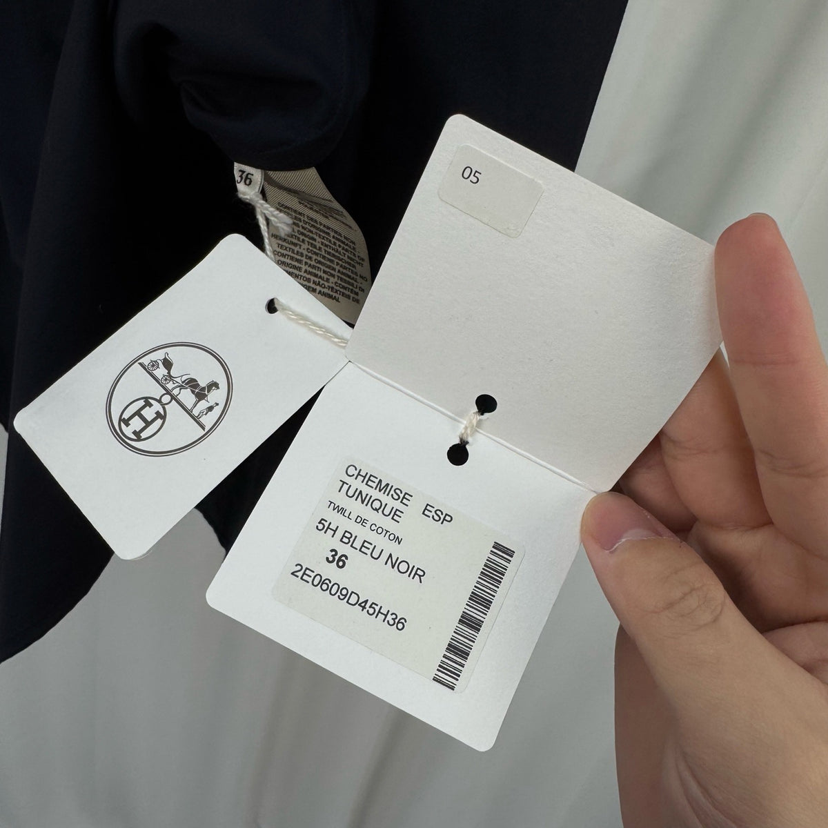 Hermès - Other - Cotton - Navy - (36)