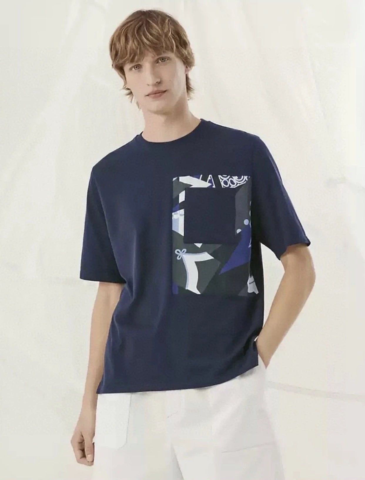 Hermès - Other - Cotton - Navy - (L)