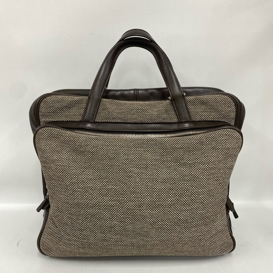 Hermès - Other - Cowhide leather and woven canvas - Brown