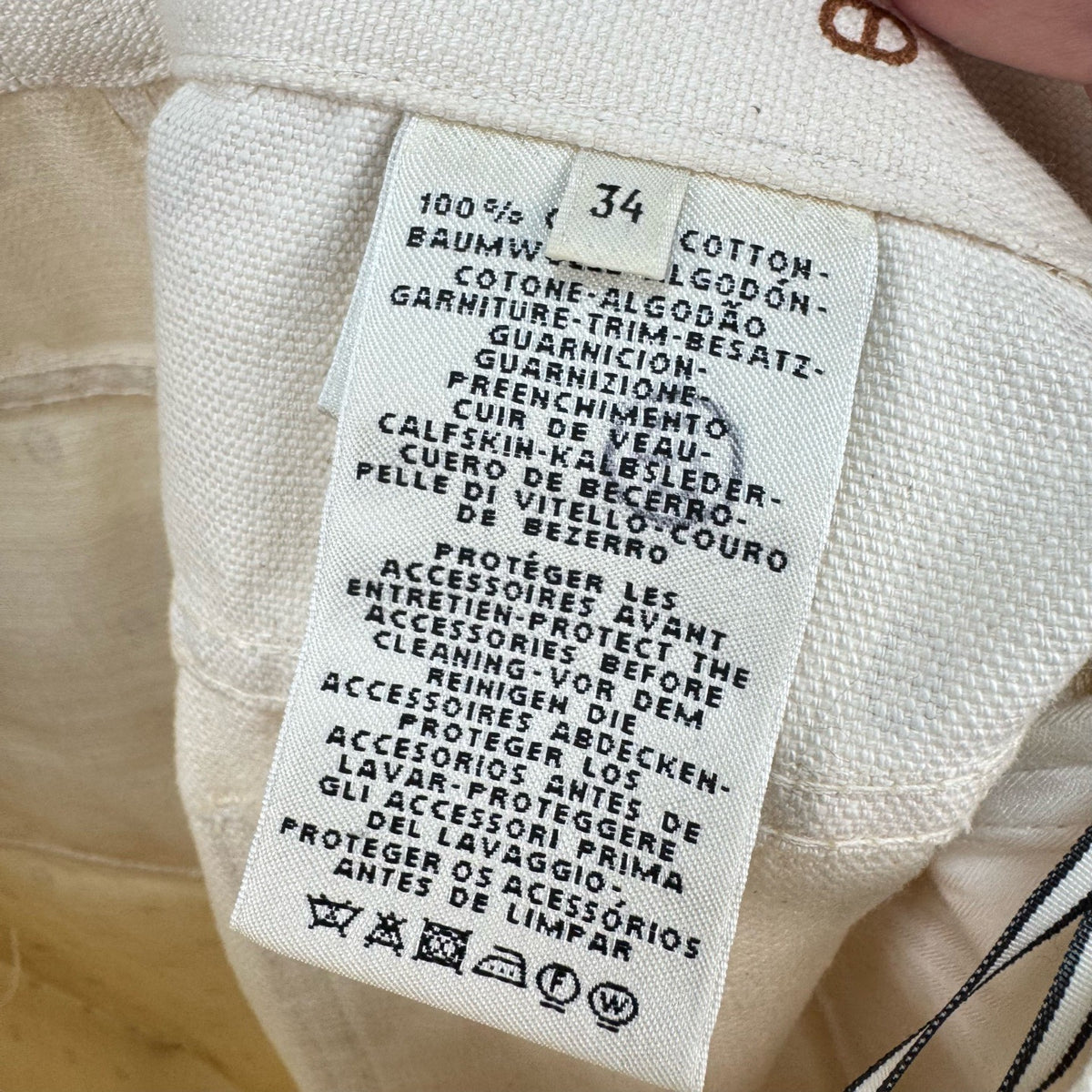 Hermès - Other - Denim - Jeans - Beige - (34)