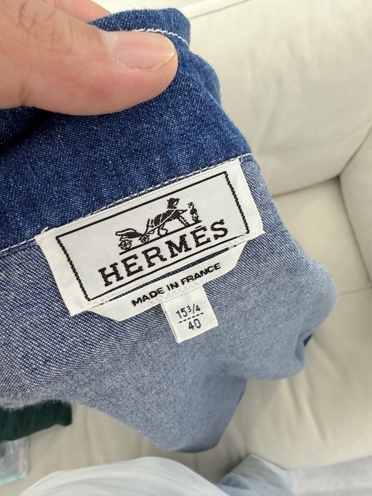Hermès - Other - Denim - Jeans - Blue - (40)