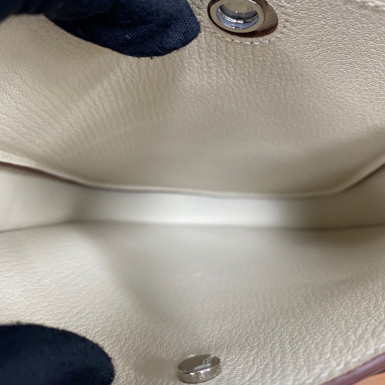 Hermès - Other - Grained leather - Beige - (small)