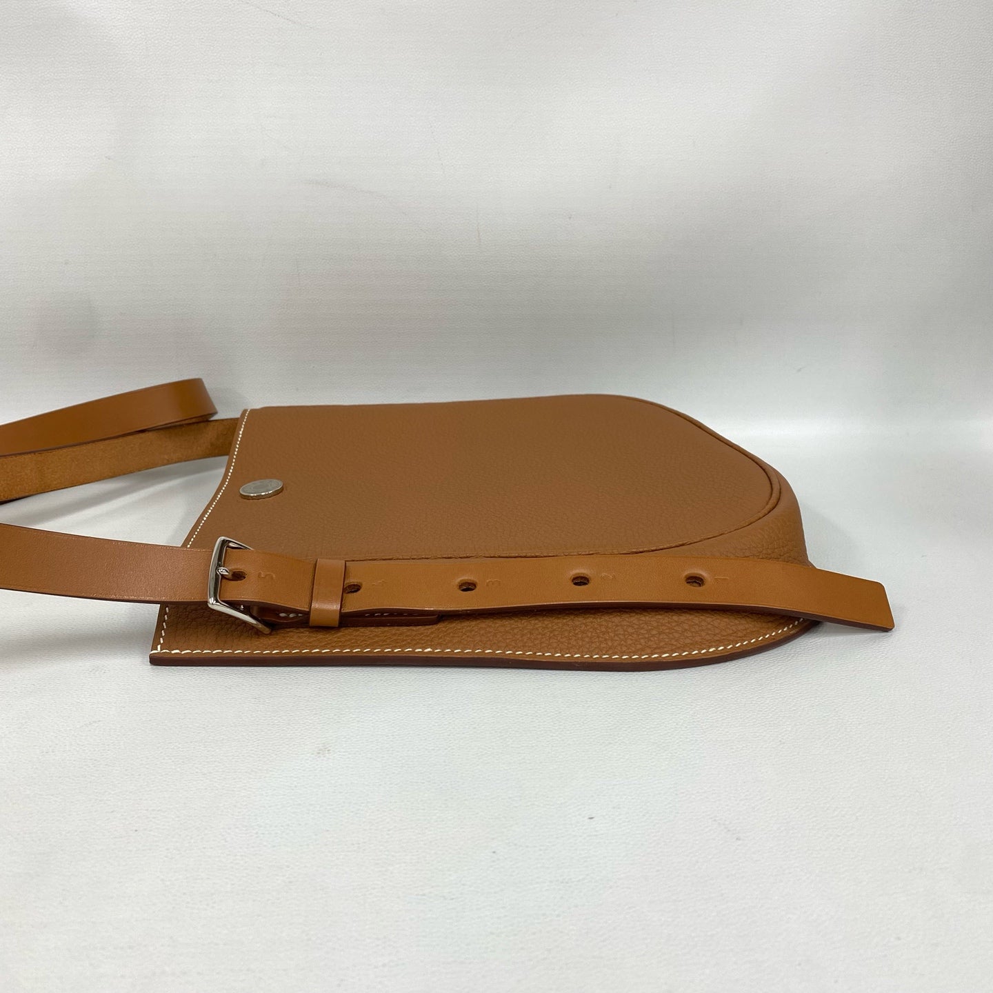 Hermès - Other - Grained leather - Gold Brown with Silver-Tone Hardware - (Small)