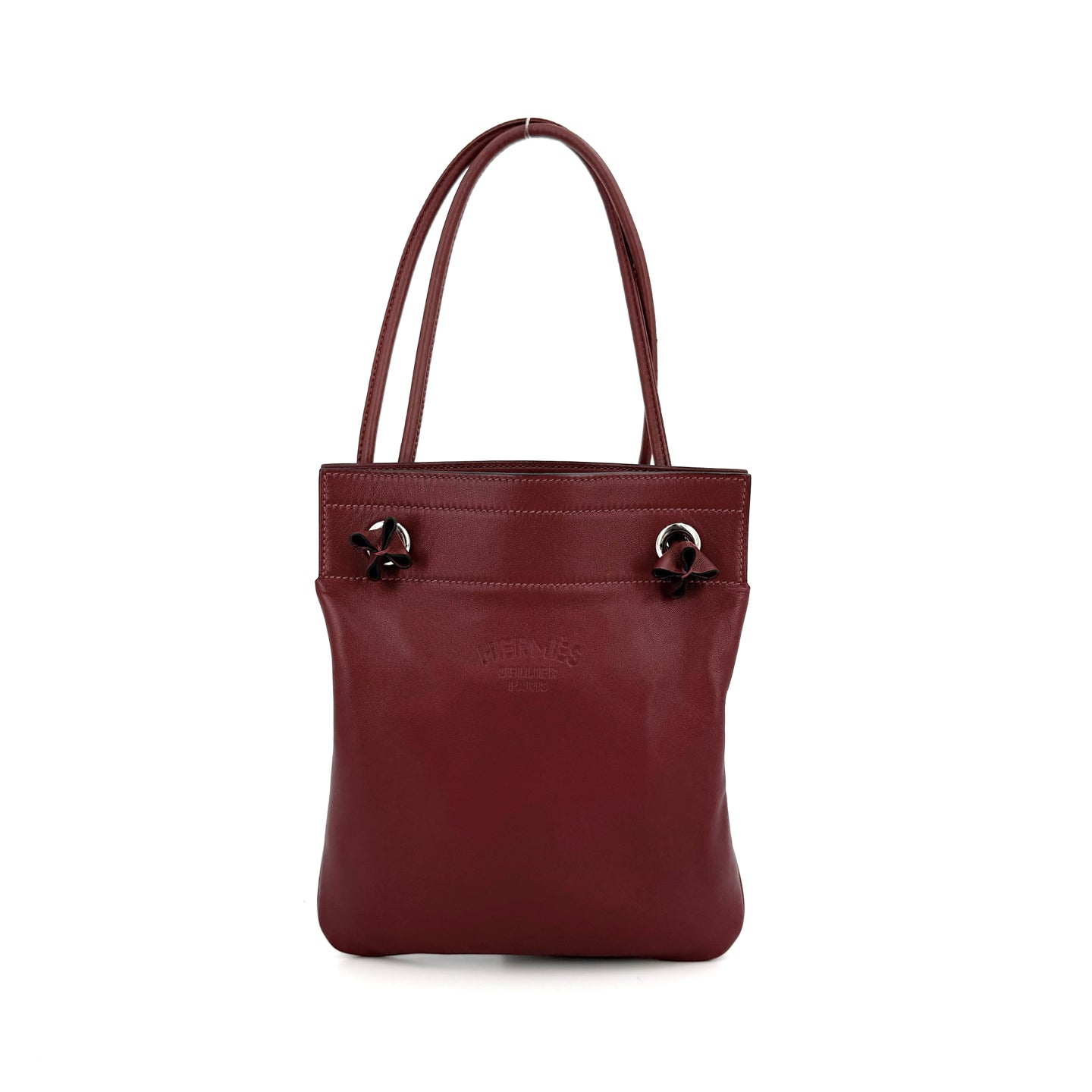 Hermes - Other - Leather - Burgundy - (mini)