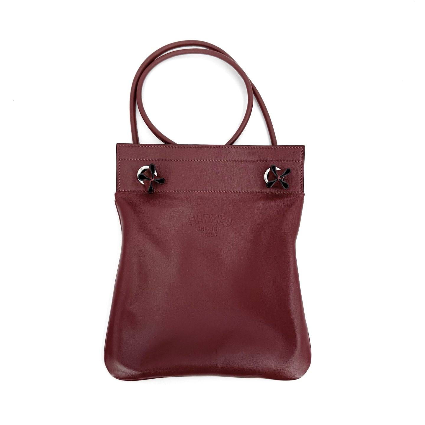 Hermes - Other - Leather - Burgundy - (mini)