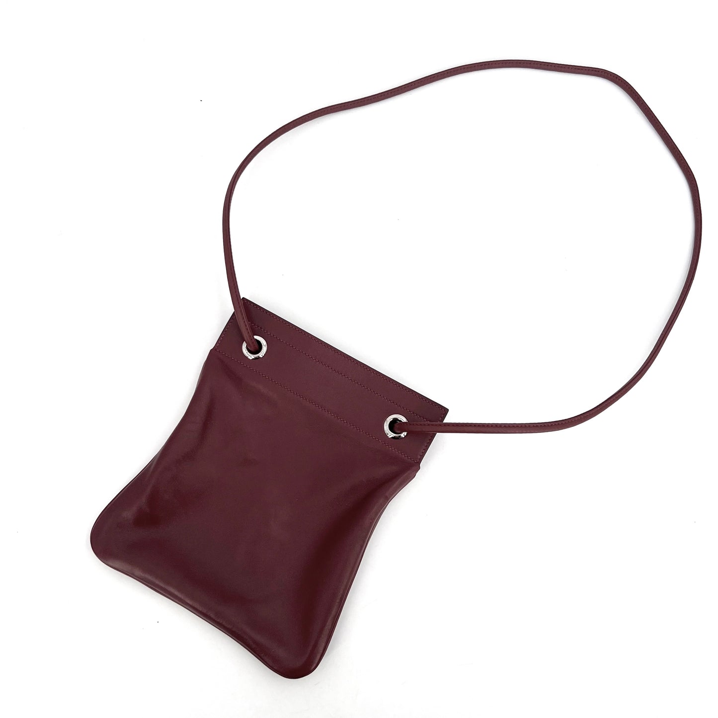 Hermes - Other - Leather - Burgundy - (mini)