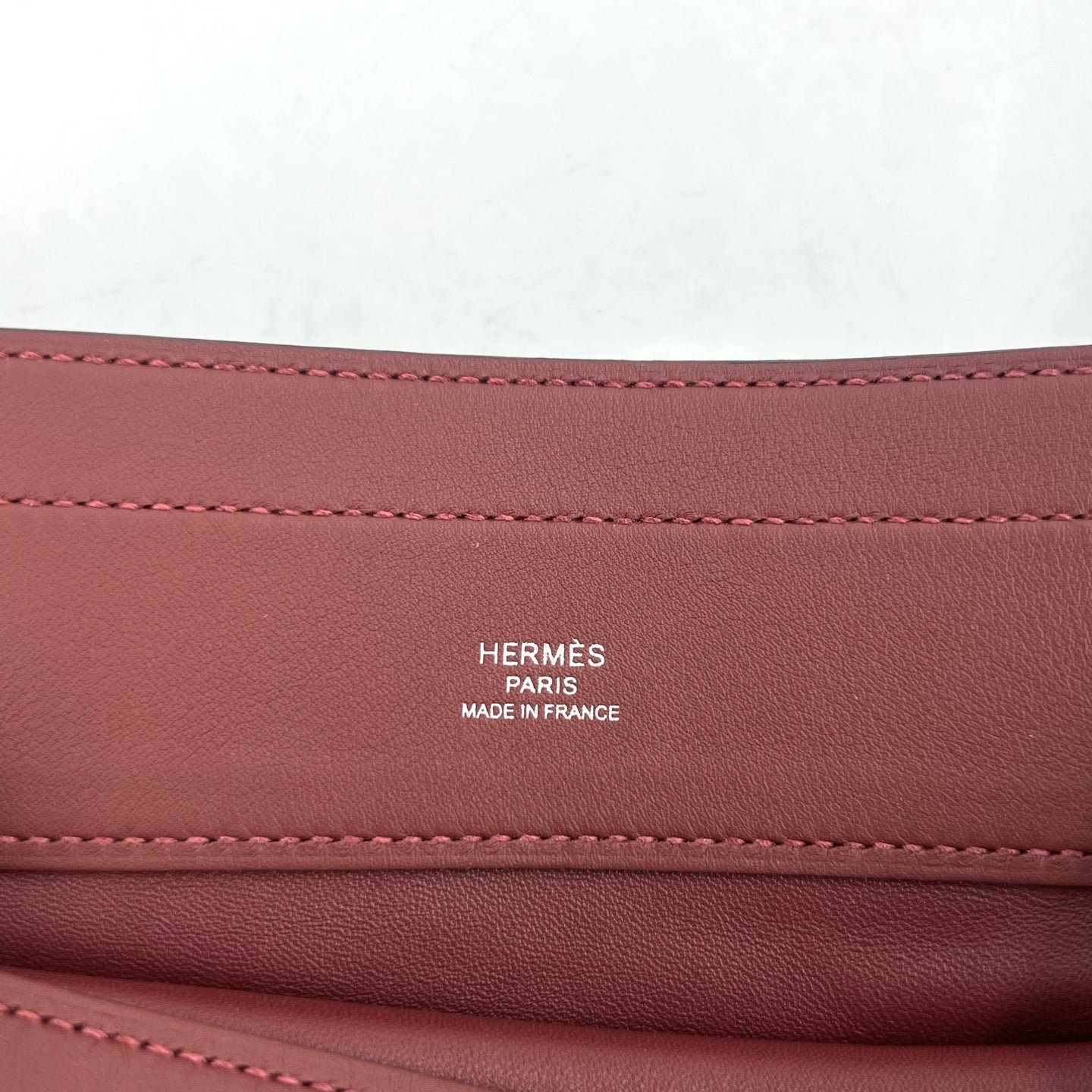 Hermes - Other - Leather - Burgundy - (mini)