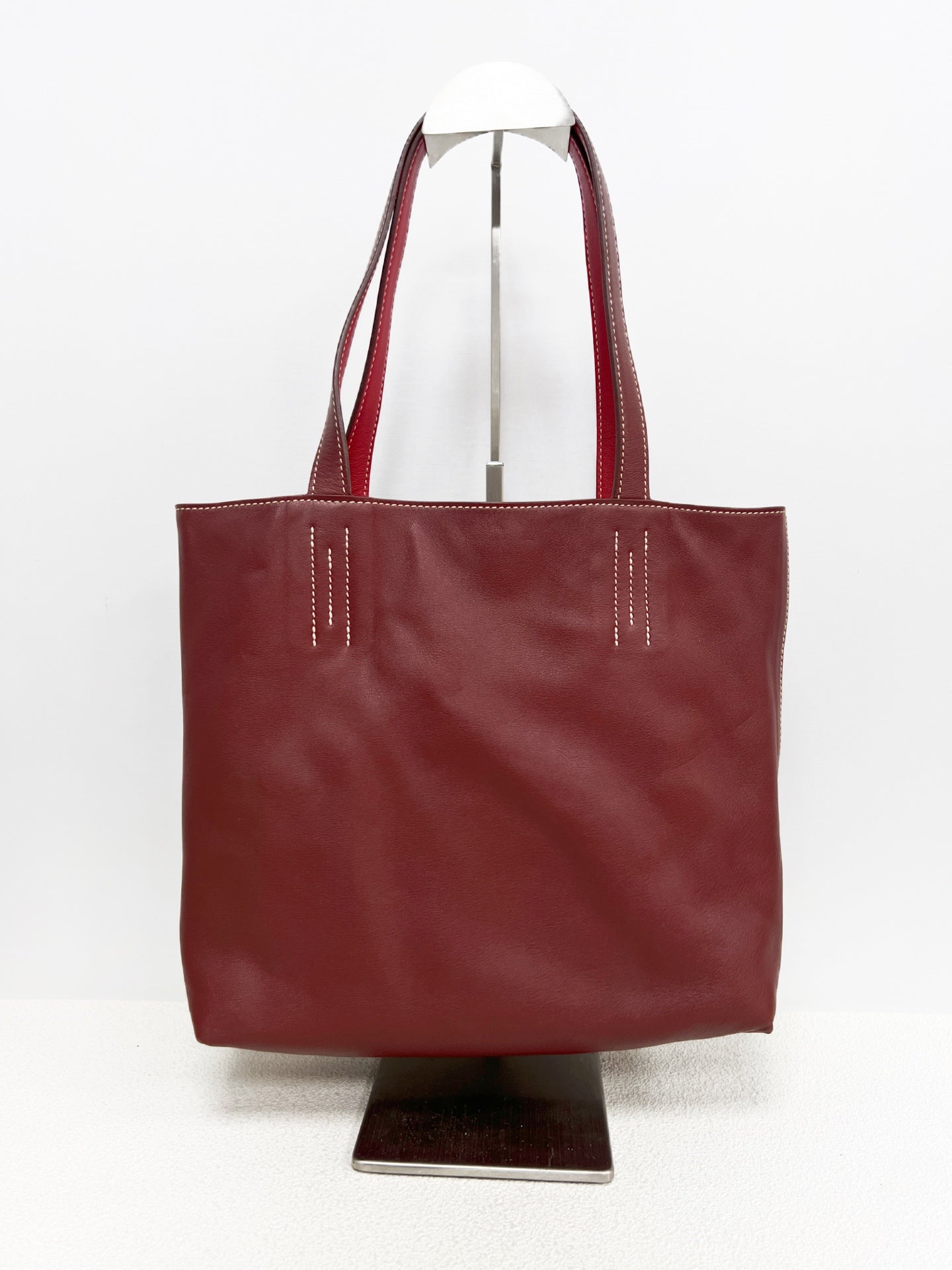 Hermes - Other - Leather - Burgundy - (small)