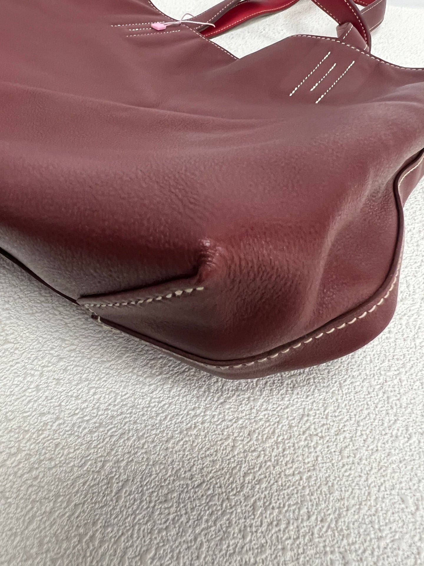 Hermes - Other - Leather - Burgundy - (small)