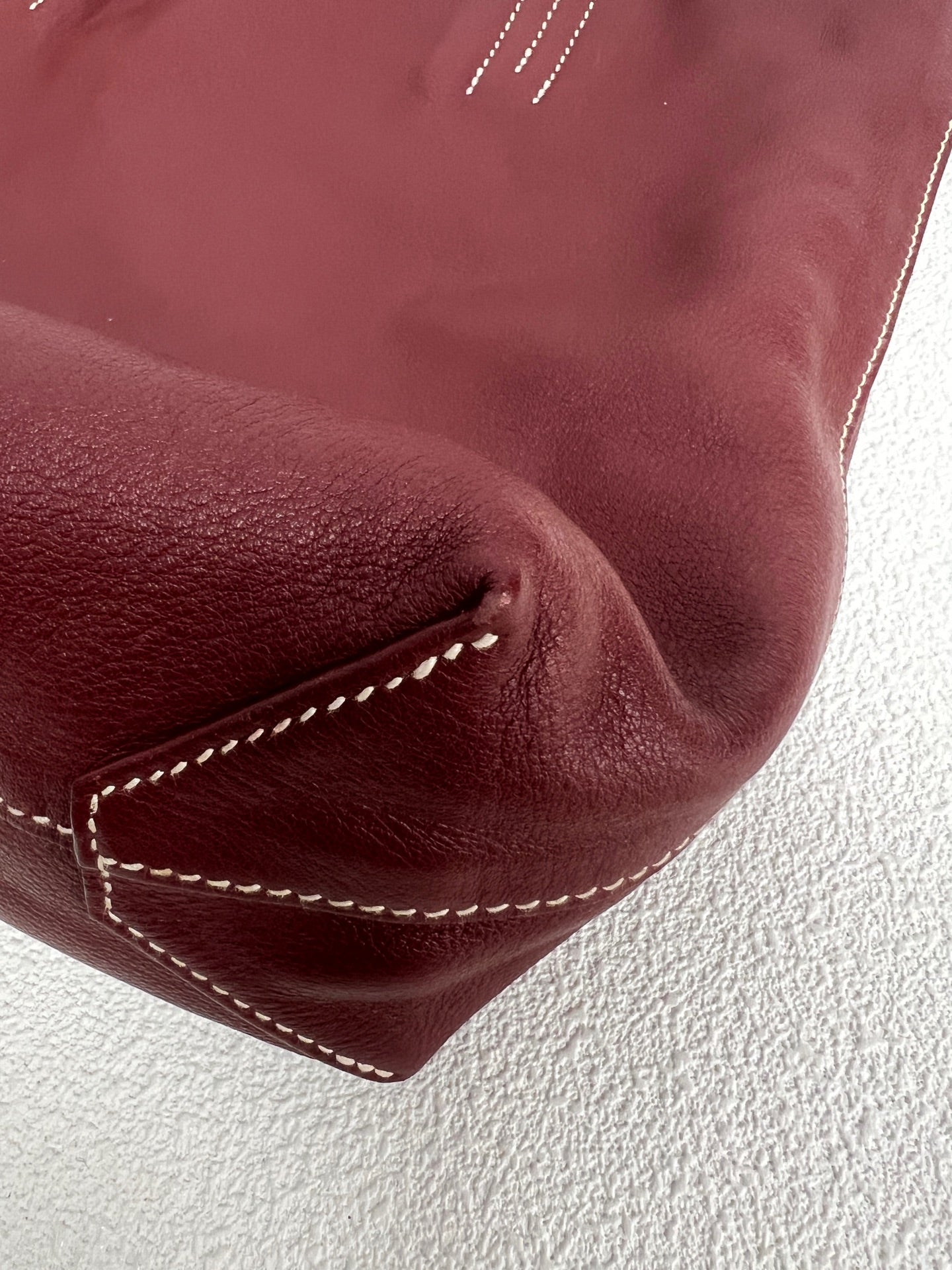 Hermes - Other - Leather - Burgundy - (small)