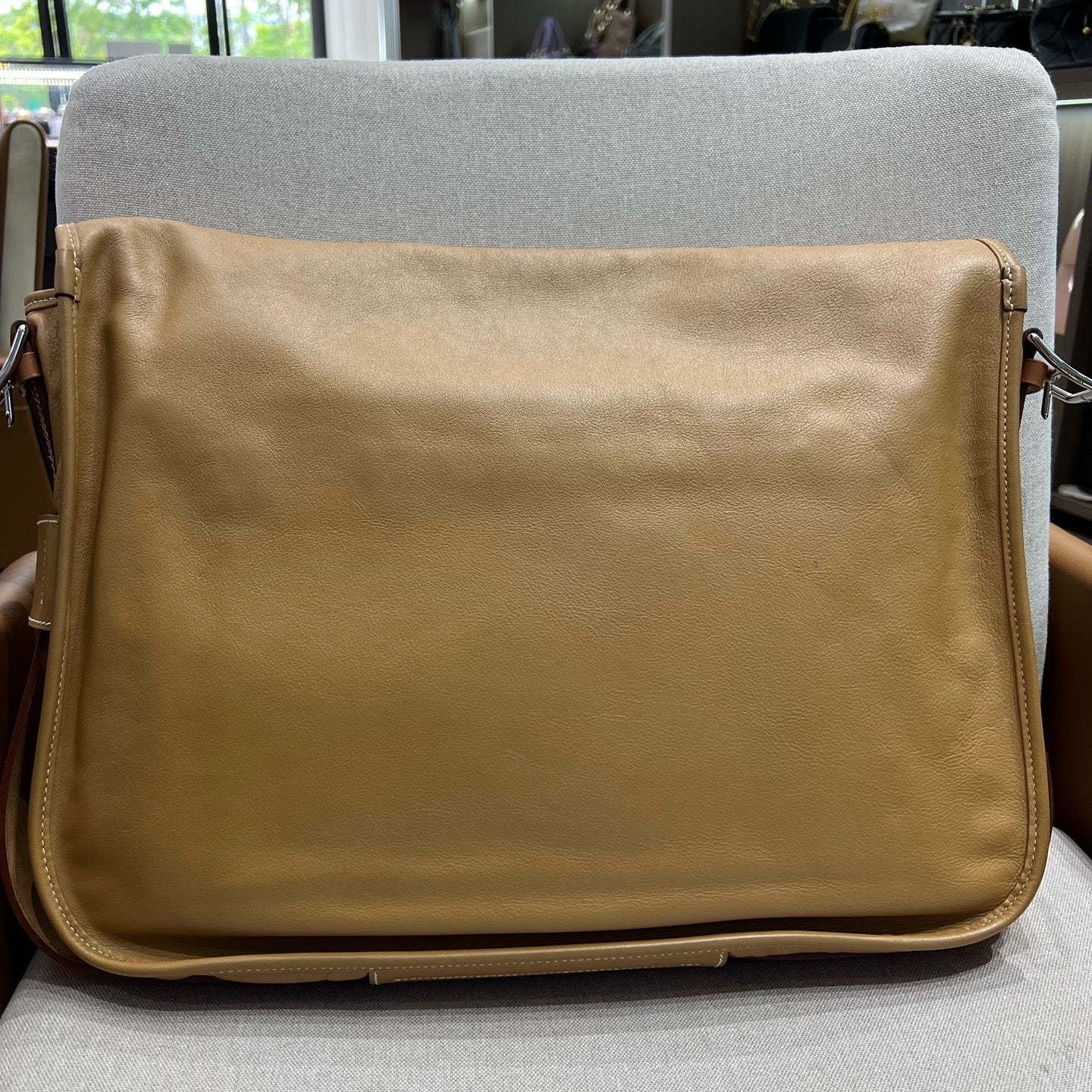 Hermès - Other - Leather - Camel - (large)