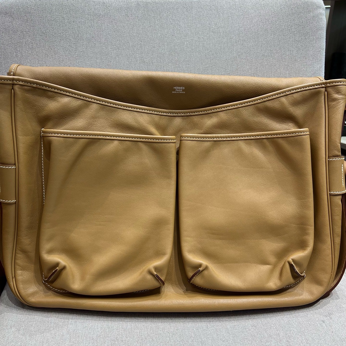 Hermès - Other - Leather - Camel - (large)