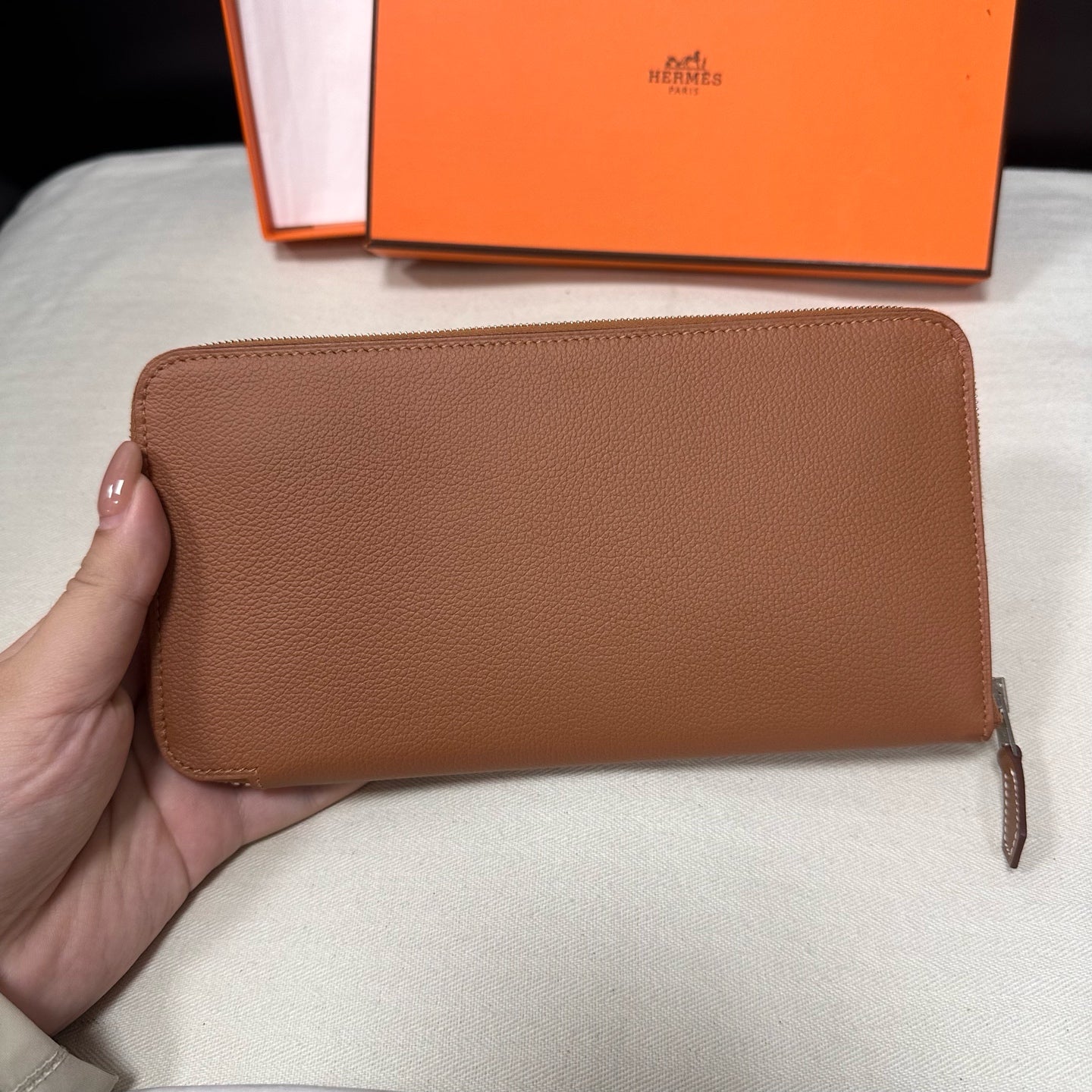 Hermes - Other - Leather - Gold - (medium)